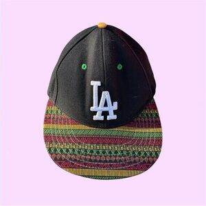 Rasta LA Dodgers snapback hat